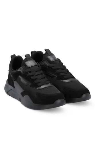 Slazenger OPTION Men's Waterproof Sneaker Shoes Black - Black - Thumbnail