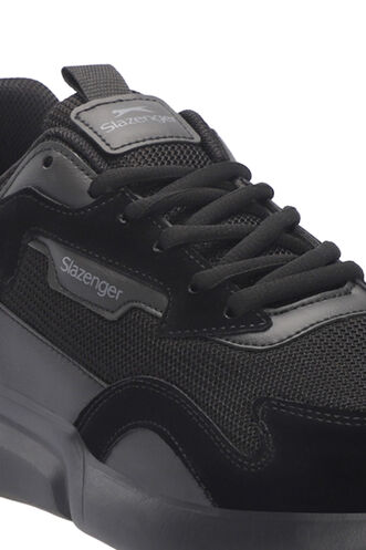 Slazenger OPTION Sneaker Erkek Ayakkabı Siyah - Siyah - Thumbnail