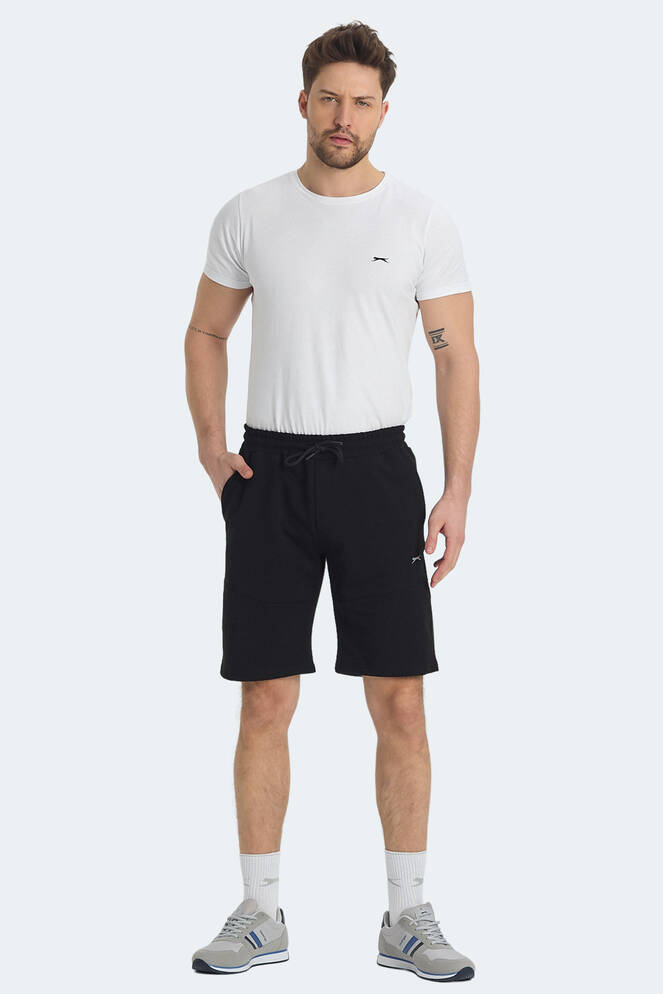 Slazenger ORIA CRF Erkek Cepli Siyah Şort