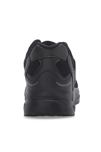 Slazenger ORNELLA Erkek Spor Ayakkabısı Siyah - Koyu Gri - Thumbnail