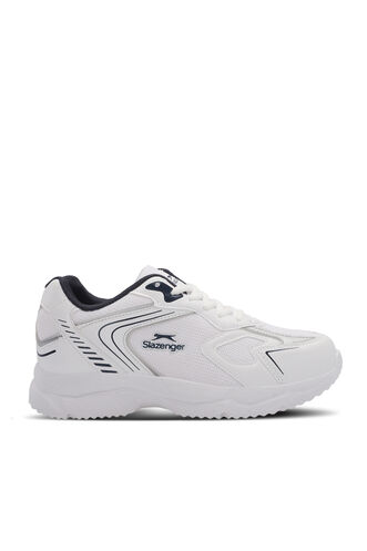 Slazenger - Slazenger ORNELLA Kadın Spor Ayakkabısı Beyaz - Lacivert