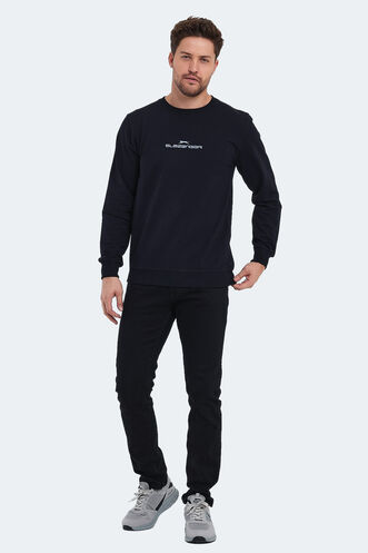 Slazenger ORTWIN Erkek Lacivert Sweatshırt - Thumbnail