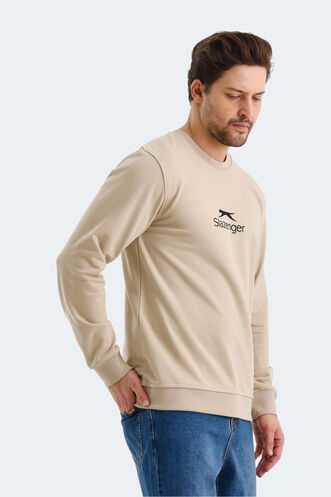 Slazenger ORTWIN Erkek Sweatshirt Bej - Thumbnail