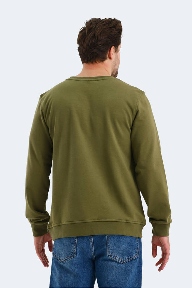 Slazenger ORTWIN Erkek Sweatshirt Haki