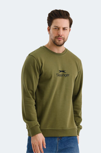 Slazenger ORTWIN Erkek Sweatshirt Haki - Thumbnail