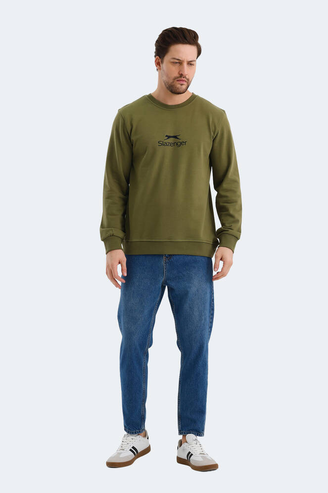 Slazenger ORTWIN Erkek Sweatshirt Haki