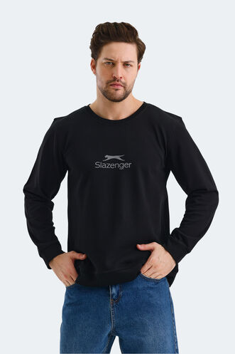 Slazenger ORTWIN Erkek Sweatshirt Siyah - Thumbnail