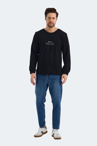 Slazenger ORTWIN Erkek Sweatshirt Siyah - Thumbnail