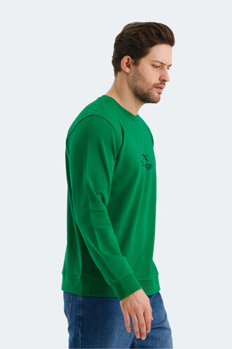 Slazenger ORTWIN Erkek Sweatshirt Yeşil - Thumbnail