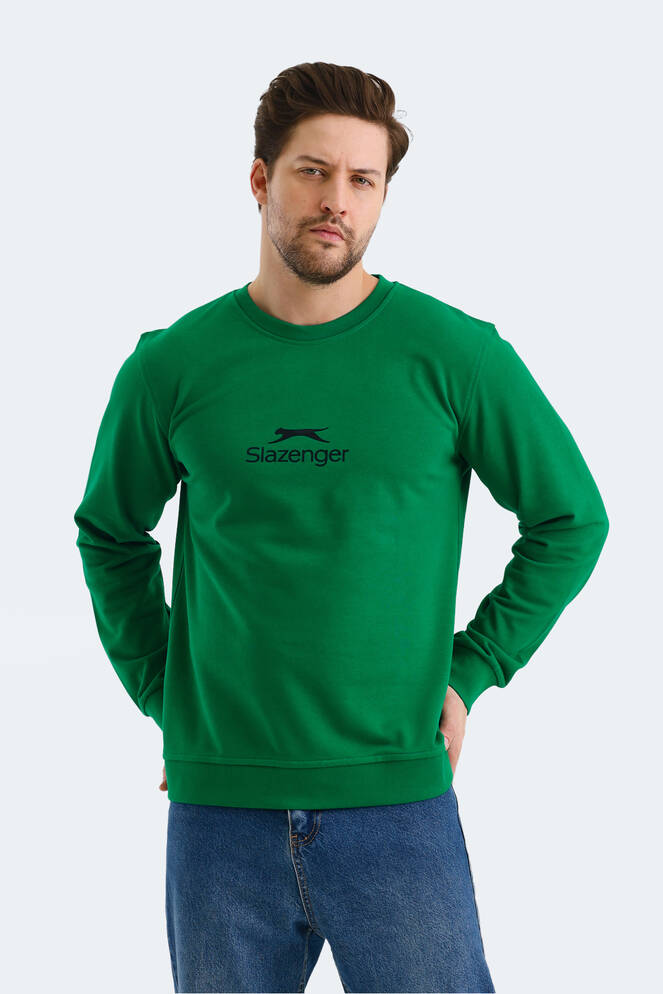 Slazenger ORTWIN Erkek Sweatshirt Yeşil
