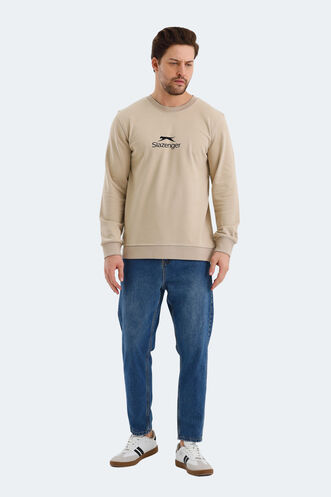Slazenger ORTWIN Men's Sweatshirt Beige - Thumbnail
