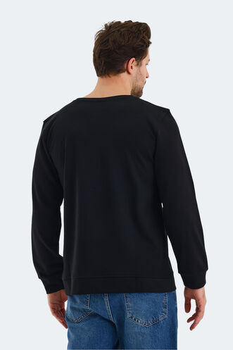 Slazenger ORTWIN Men's Sweatshirt Black - Thumbnail
