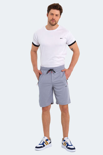 Slazenger OSAMU Erkek Şort Gri - Thumbnail