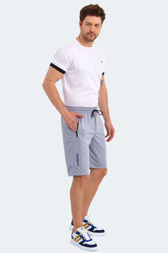 Slazenger OSAMU Erkek Şort Gri - Thumbnail