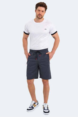 Slazenger OSAMU Erkek Şort Koyu Gri - Thumbnail