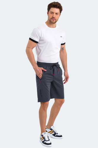 Slazenger OSAMU Erkek Şort Koyu Gri - Thumbnail