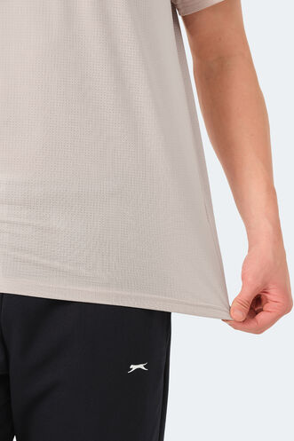 Slazenger OSWIN Erkek T-Shirt Bej - Thumbnail