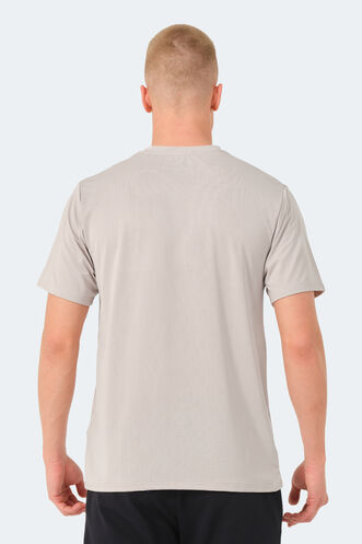 Slazenger OSWIN Erkek T-Shirt Bej - Thumbnail