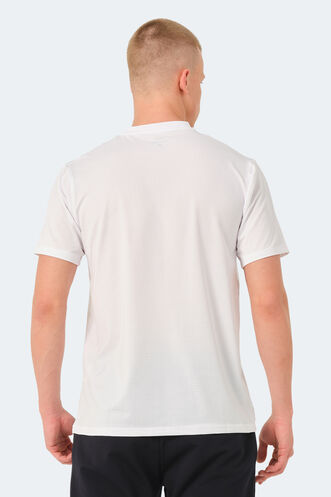 Slazenger OSWIN Erkek T-Shirt Beyaz - Thumbnail
