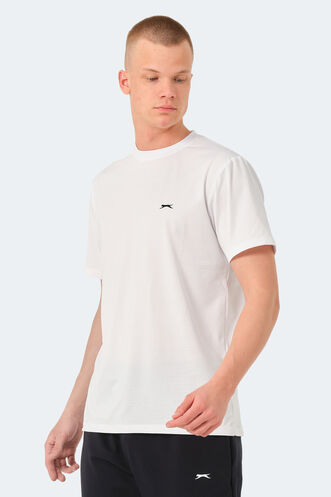 Slazenger OSWIN Erkek T-Shirt Beyaz - Thumbnail