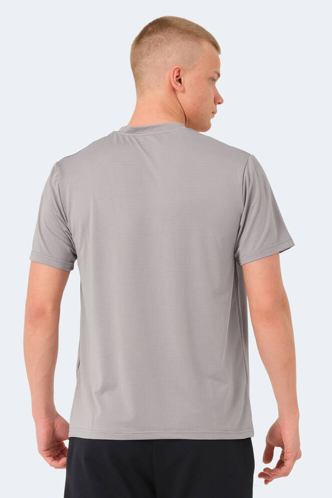 Slazenger OSWIN Erkek T-Shirt Gri