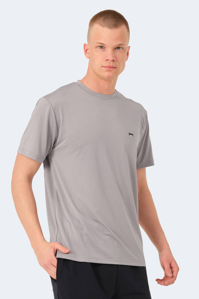 Slazenger OSWIN Erkek T-Shirt Gri