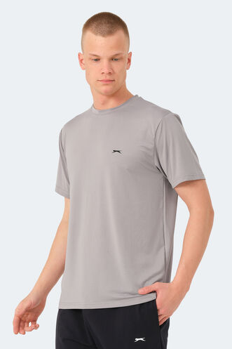 Slazenger OSWIN Erkek T-Shirt Gri - Thumbnail