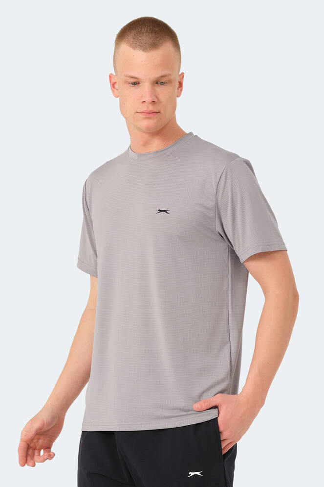 Slazenger OSWIN Erkek T-Shirt Gri