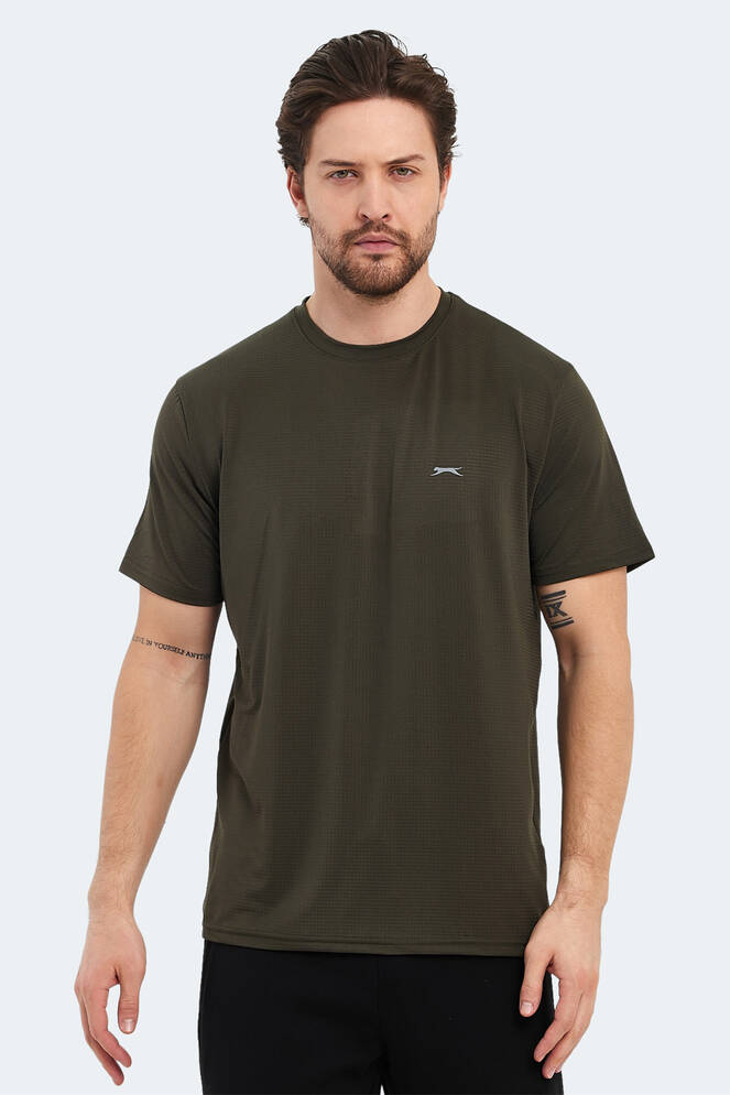 Slazenger OSWIN Erkek T-Shirt Haki