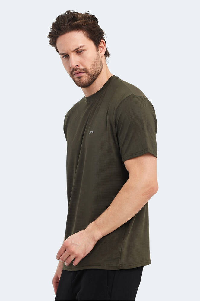 Slazenger OSWIN Erkek T-Shirt Haki