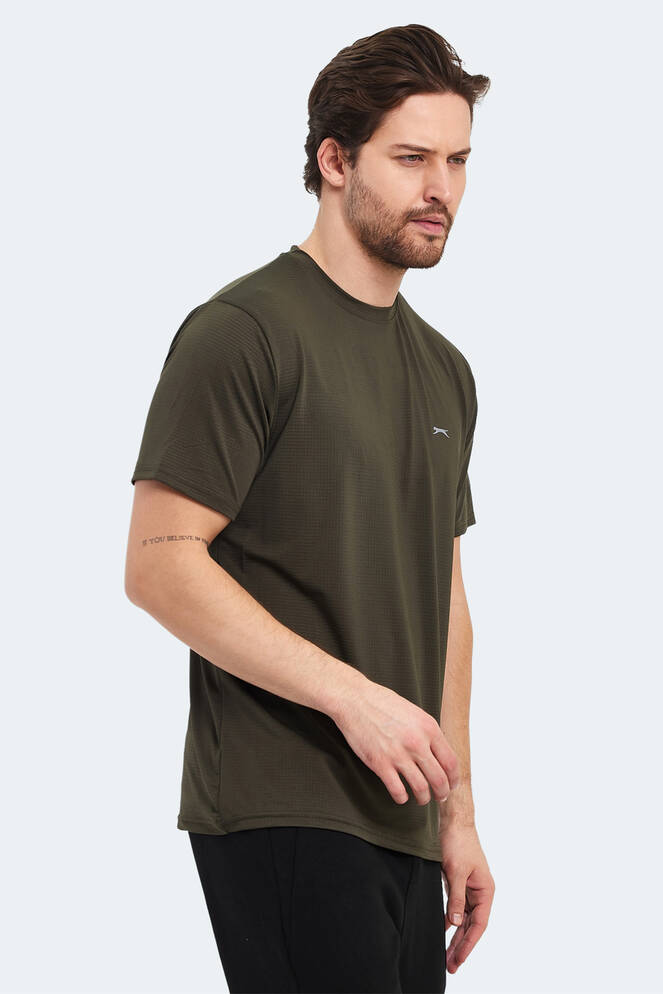 Slazenger OSWIN Erkek T-Shirt Haki