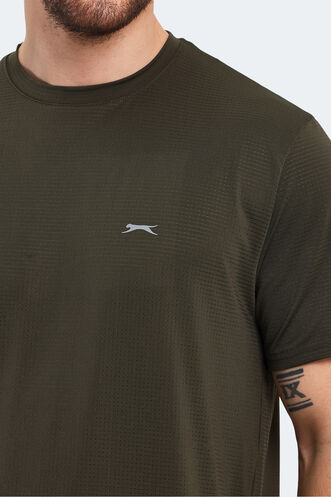 Slazenger OSWIN Erkek T-Shirt Haki - Thumbnail