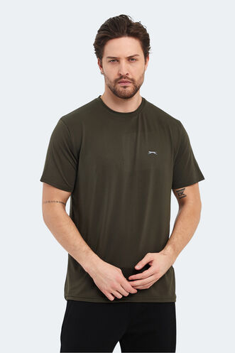 Slazenger OSWIN Erkek T-Shirt Haki - Thumbnail
