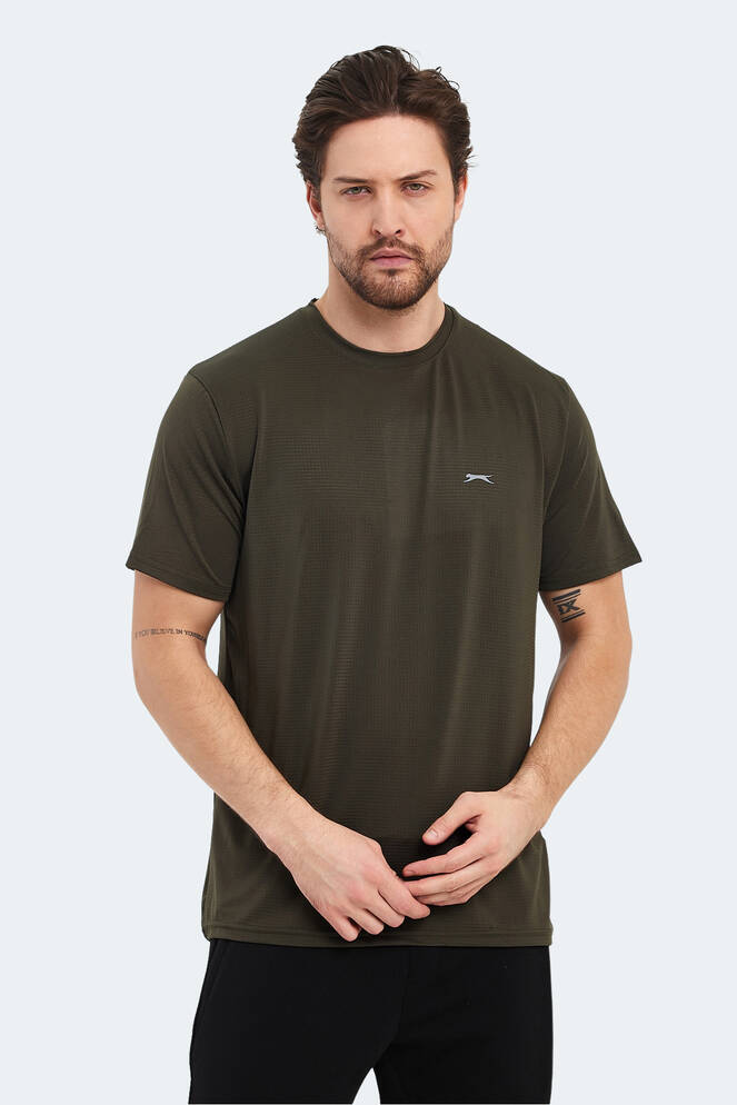 Slazenger OSWIN Erkek T-Shirt Haki