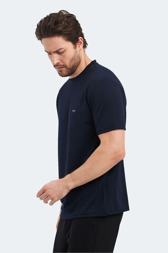 Slazenger OTAR Erkek T-Shirt Lacivert - Thumbnail