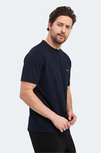 Slazenger OTAR Erkek T-Shirt Lacivert - Thumbnail