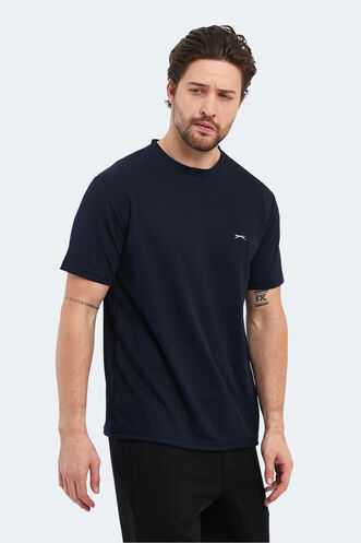 Slazenger OTAR Erkek T-Shirt Lacivert - Thumbnail