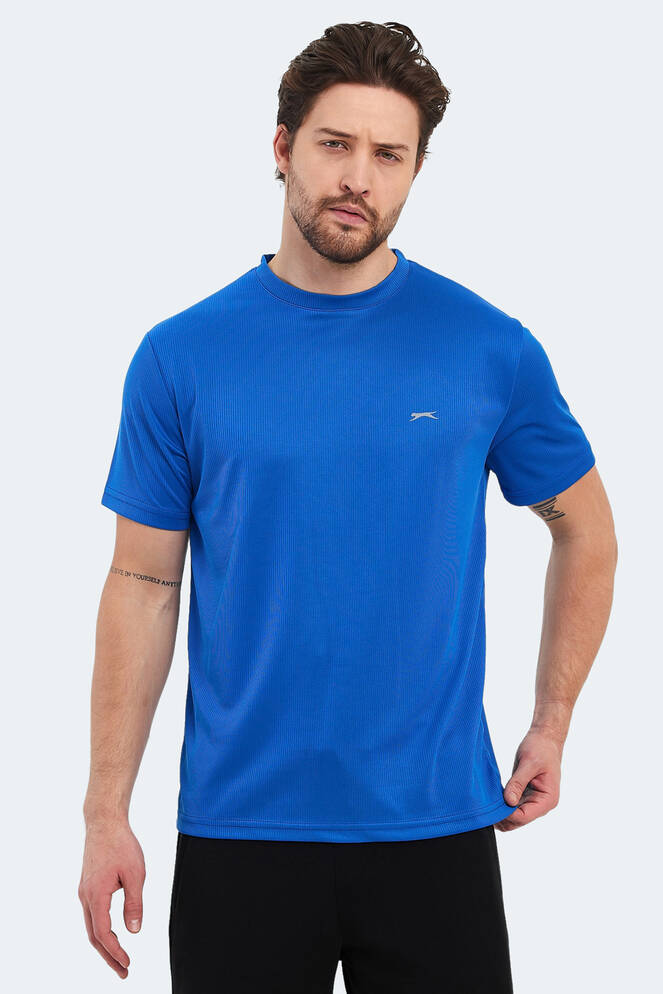 Slazenger OTAR Erkek T-Shirt Kraliyet Mavisi