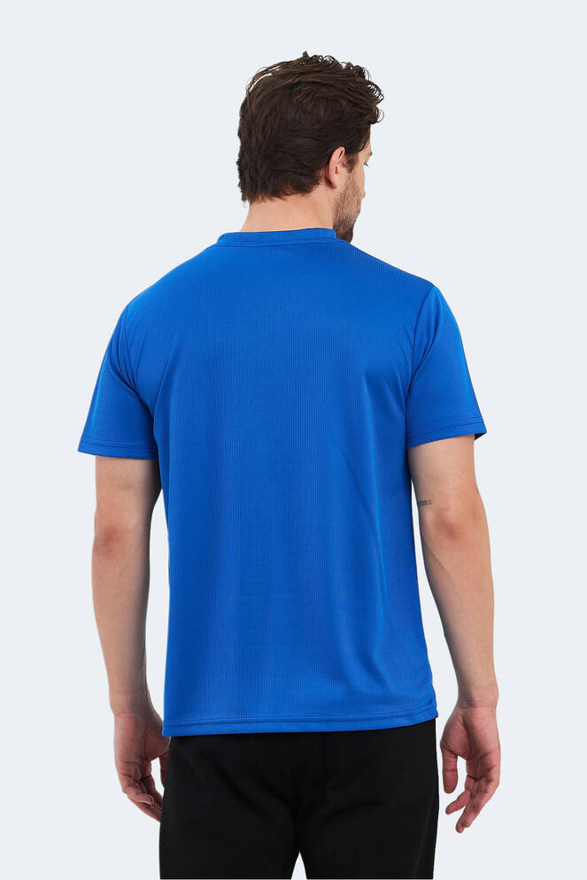 Slazenger OTAR Erkek T-Shirt Kraliyet Mavisi