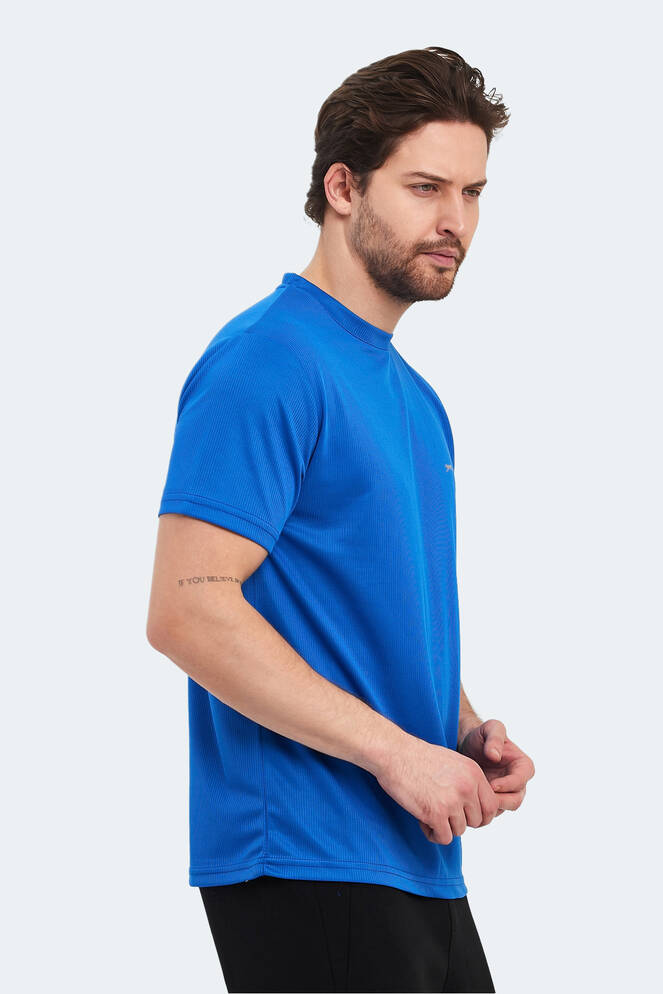 Slazenger OTAR Erkek T-Shirt Kraliyet Mavisi