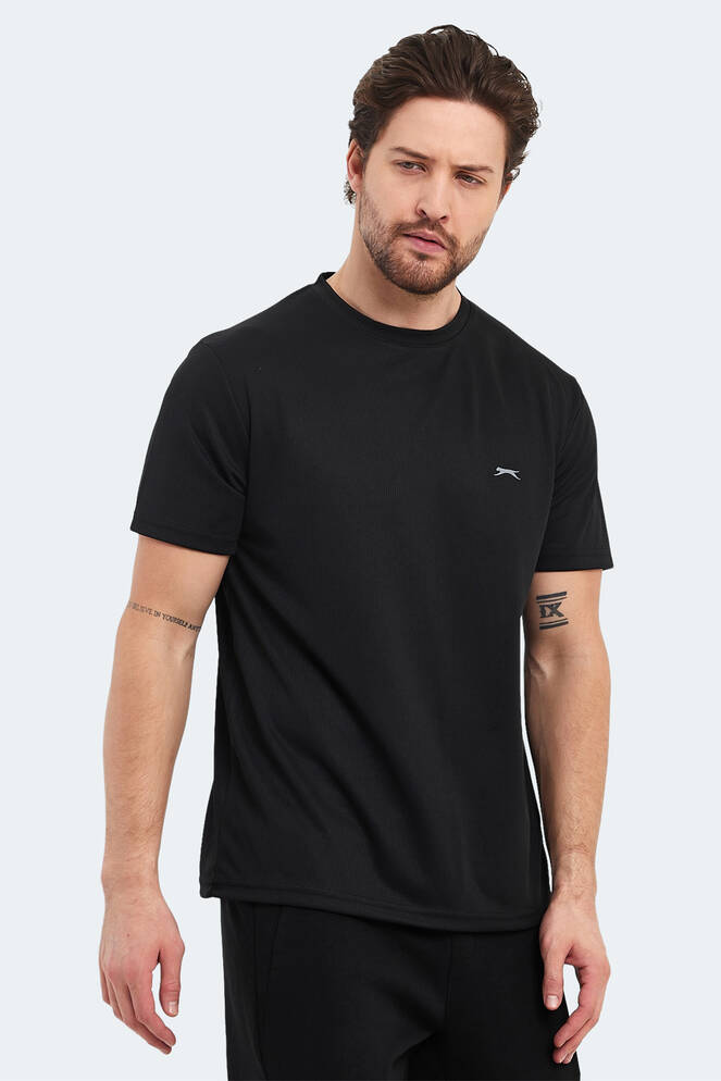 Slazenger OTAR Erkek T-Shirt Siyah