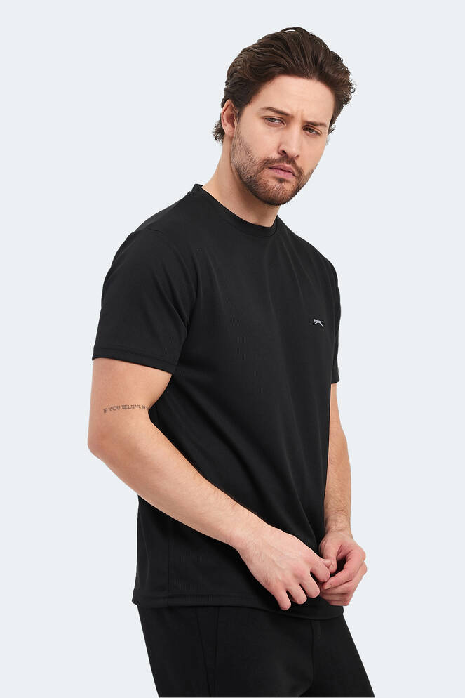 Slazenger OTAR I Erkek Siyah Tişört