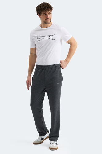 Slazenger OTEKS Erkek Eşofman Altı Koyu Gri - Thumbnail