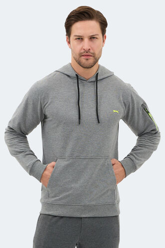 Slazenger OZZY Erkek Sweatshirt Gri - Thumbnail