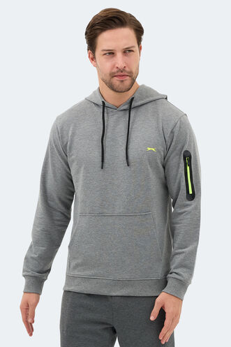 Slazenger OZZY Erkek Sweatshirt Gri - Thumbnail