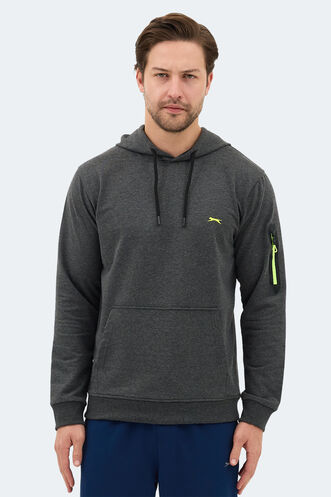 Slazenger - Slazenger OZZY Erkek Sweatshirt Koyu Gri
