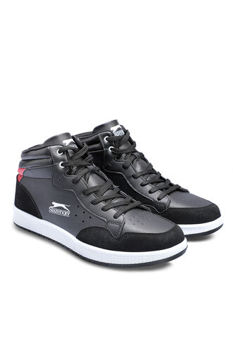 Slazenger PACE Sneaker Erkek Ayakkabı Siyah - Beyaz - Thumbnail