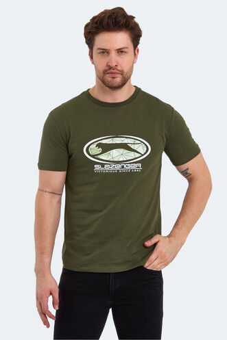 Slazenger - Slazenger PACKER Erkek T-Shirt Haki