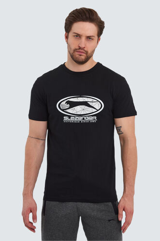 Slazenger - Slazenger PACKER Erkek T-Shirt Siyah
