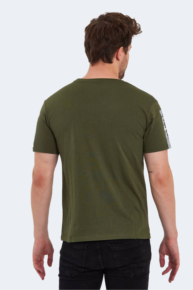 Slazenger PADERAU IN Erkek Baskılı Haki Tişört